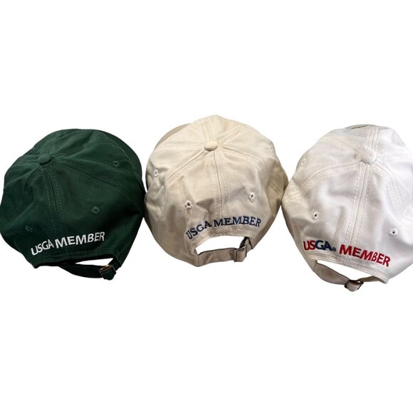 US Open Golf Hat Lot of 3 2017 Erin Hills 2018 Shinnecock 2006 Winged Foot Strap - Picture 8 of 13